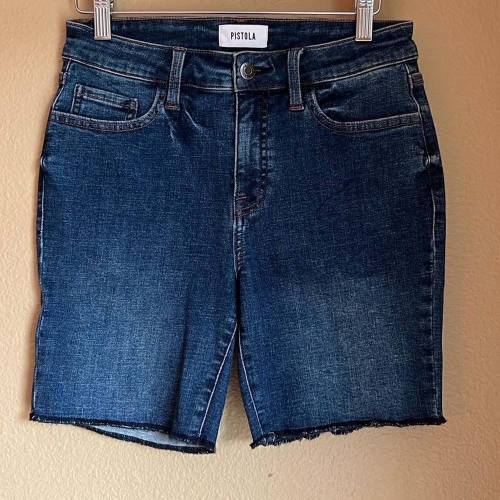 Pistola‎ Cutoffs denim stitched hem 27